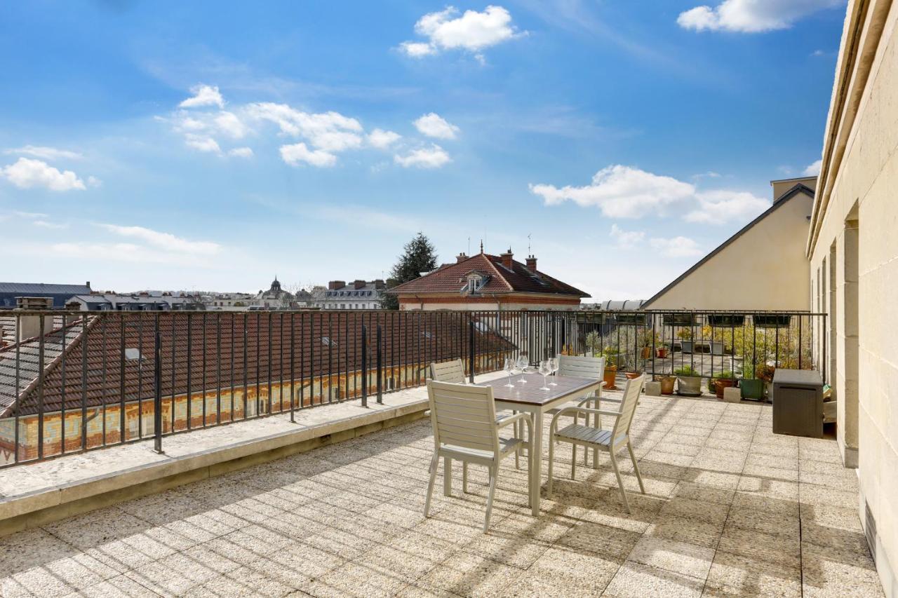 Le Nid Du Roi - Appartement Terrasse - Versailles Bagian luar foto